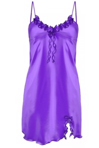 Violet Moulin rouge Gabi chemise satin natkjole